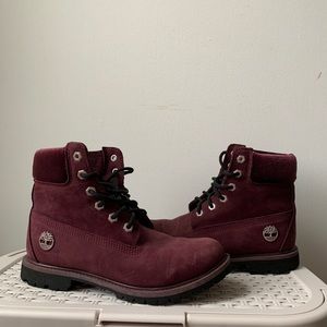 Timberland Velvet Accent Boots